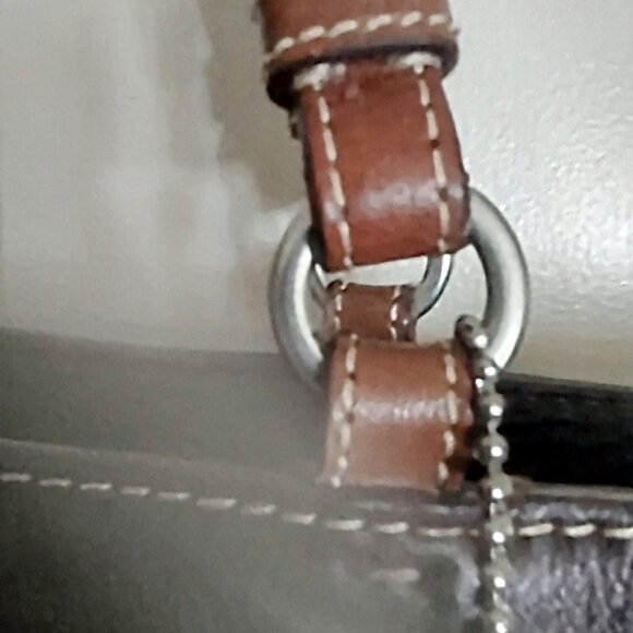 Coach ChelseaY2K Brown Leather Shoulder Tote Bag - Picture 4 of 6